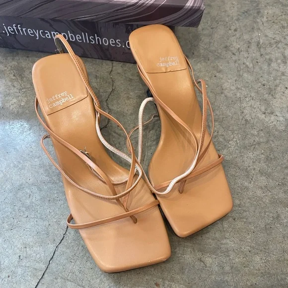 Jeffrey Campbell Fluxx Sandal Nude 7 - Picture 3 of 6